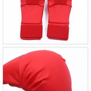 Karate Gloves Sanda Boxing Hand Guard Adult And Children Training Protective Gear